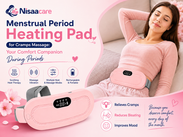 Nisaa Care Menstrual Period Heating Pad for Cramps Massage: Your Comfort Companion During Periods